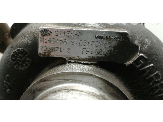 Turbodmychadlo Турбина 72507128200178919, GT1549P Renault Espace III G9TA7