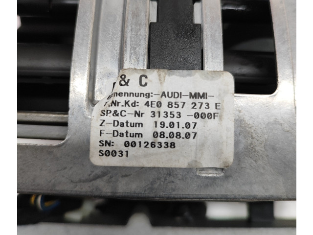 Дисплей 4E0857273E Audi A8 S8 D3 4E