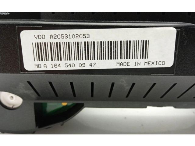 Панель приборов A1645400947   Mercedes-Benz ML W164       