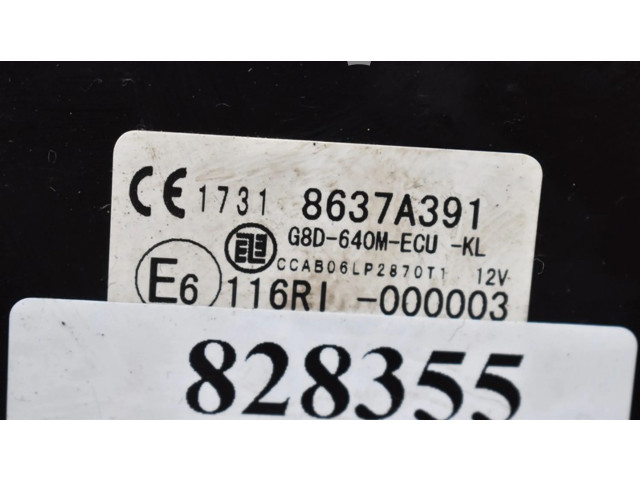 Блок управления двигателем Блок управления 8637A391, 8637A391 Mitsubishi Outlander