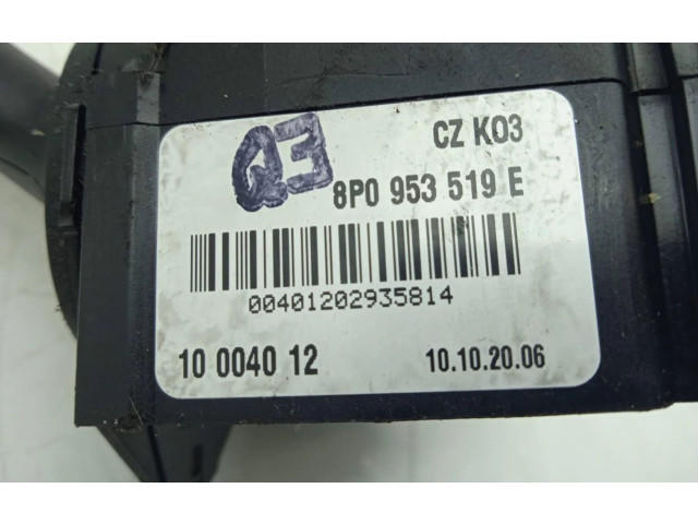 Переключатель дворников 8P0953519E, 8P0953519E   Audi A3 S3 A3 Sportback 8P