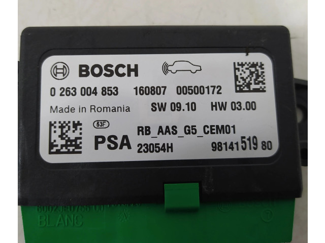 Блок управления 9814151980 Peugeot 2008 I