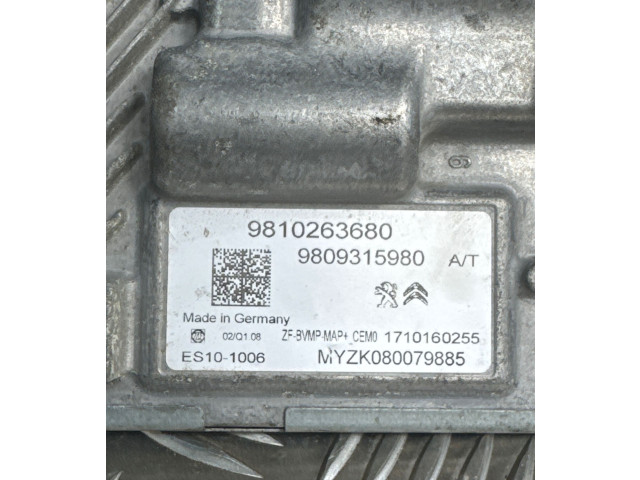 Блок управления коробкой передач 9810263680, 9809315980   Citroen C4 Cactus