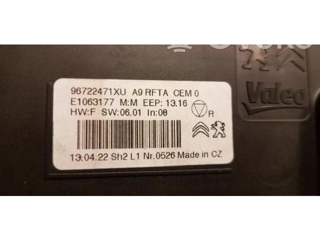 Блок управления климат-контролем 96722471XU Peugeot 2008 I