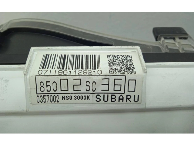 Панель приборов 85002SC36 Subaru Forester SH