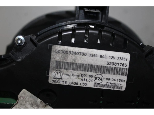 Панель приборов    Fiat 500X       