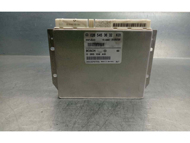 Блок управления АБС 0265453632, 0265109431 Mercedes-Benz A W168