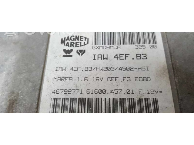 Блок управления двигателя 46799771, 6160045701F   Fiat Marea