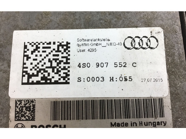 Блок управления двигателя 4S0907552C   Audi R8 4S