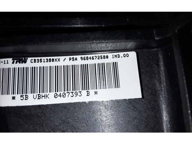 Подушка безопасности пассажира 9684672580   Peugeot 5008