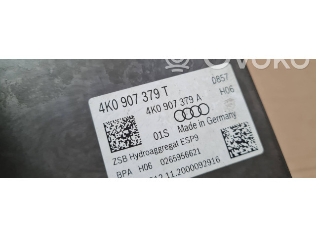 Блок АБС 4K0907379T, 0265956621 Audi A6 S6 C8 4K 2018 - года