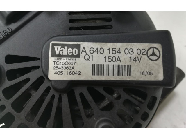 Генератор A6401540302   Mercedes-Benz A W169      