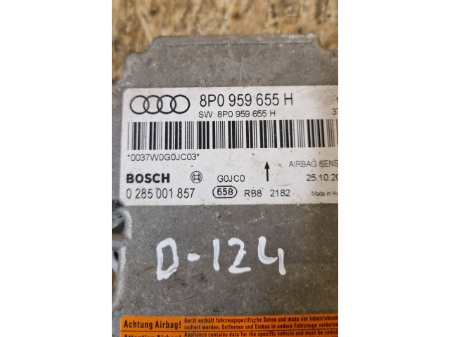 Блок подушек безопасности 8P0959655H, 0285001857 Audi A3 S3 8P