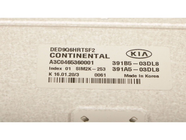 Блок управления двигателя 391B5-03DL8, 391B5-03DL8 KIA Niro