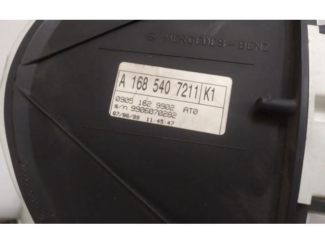 Přístrojová deska Mercedes-Benz A W168 A1685407211