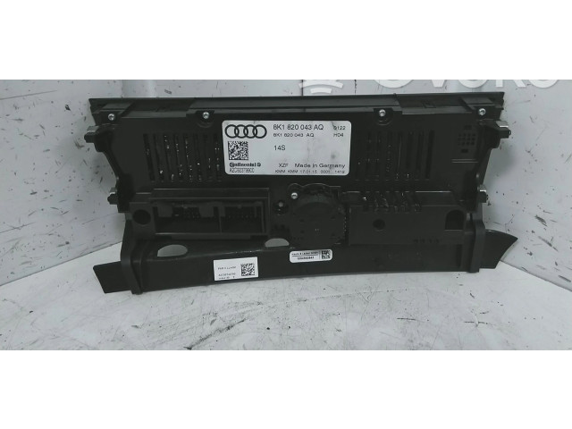Блок управления климат-контролем 8K1820043AQ, 8K1820043AD   Audi Q5 SQ5