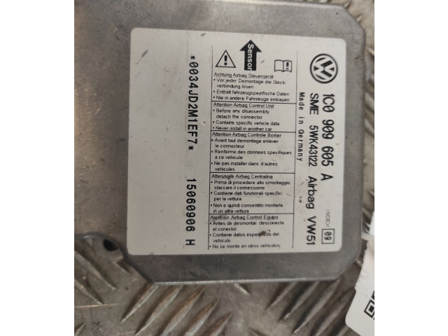 Блок подушек безопасности 1C0909605A, 1C0909605A   Volkswagen Transporter - Caravelle T5