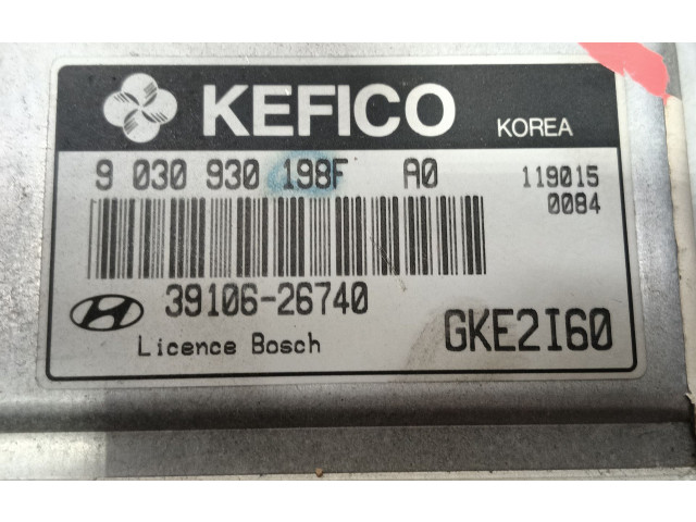 Блок управления 3910626740, 9030930198FA0   Hyundai Coupe