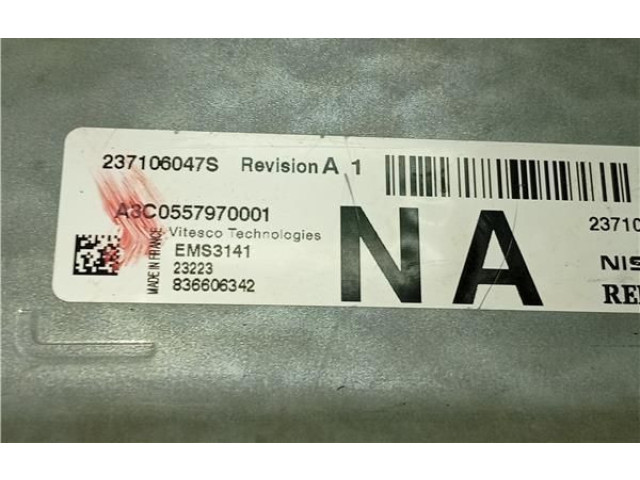 Блок управления 2371060478, A3C055797001 Dacia Sandero III