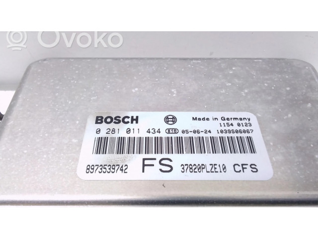 Řídící jednotka 8973539742, 0281011434   Honda Civic 2005