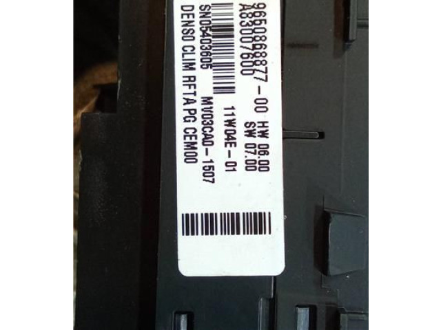 Турбина Блок управления кондиционера воздуха / климата/ печки (в салоне) Citroen C4 Aircross 9650868877, A83007600 для двигателя DV6C(9HR)