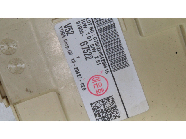 Блок предохранителей 91950G7522 Hyundai Ioniq