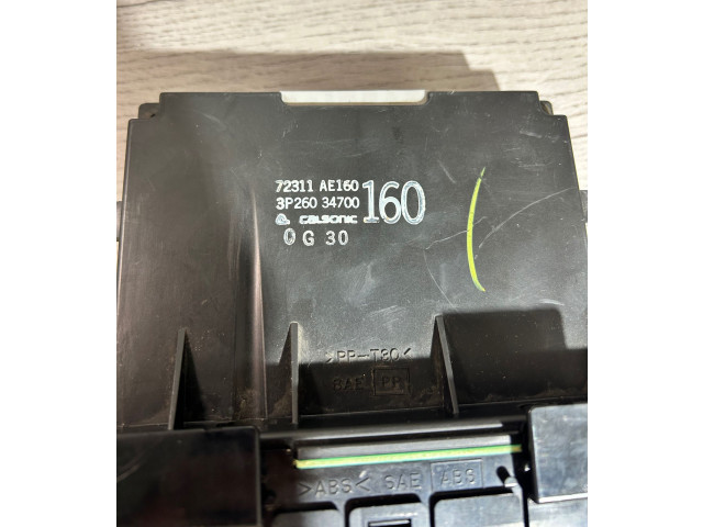 Блок управления климат-контролем 72311AE160, 3P26034700 Subaru Outback