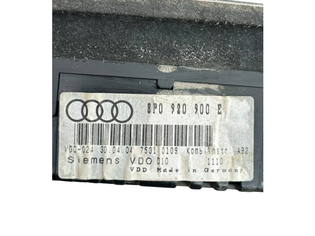Панель приборов 8P0920900E Audi A3 S3 8P