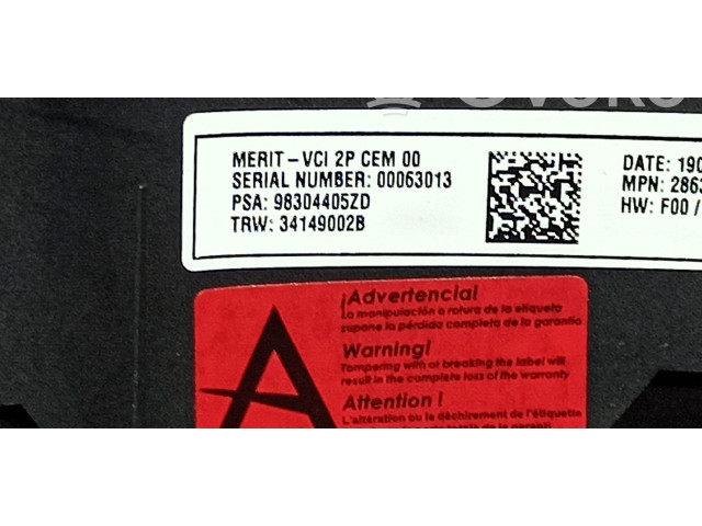 Руль Citroen C4 Cactus 2014 - года 98304405ZD, 98303131ZD