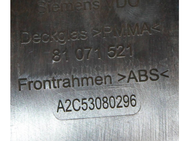 Панель приборов 8P0920931F   Audi A3 S3 8P       