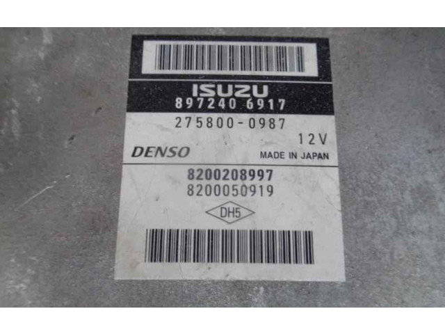 Řídící jednotka 8200208997, 8972406917 Renault Vel Satis 2002