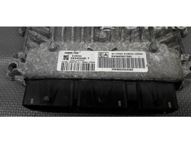 Блок управления двигателем Блок управления SW9663607880   Fiat Ulysse