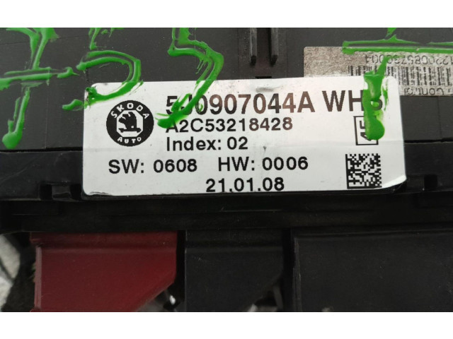 Блок управления климат-контролем 5J0907044A Skoda Fabia Mk2 (5J)