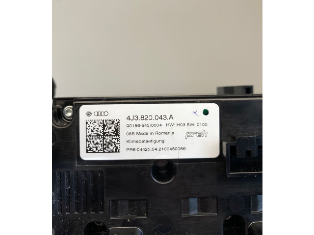 Блок управления климат-контролем 4J3820043A   Audi e-tron