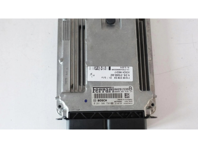 Блок управления двигателя 291539, 0261S08750 Ferrari 488 Pista