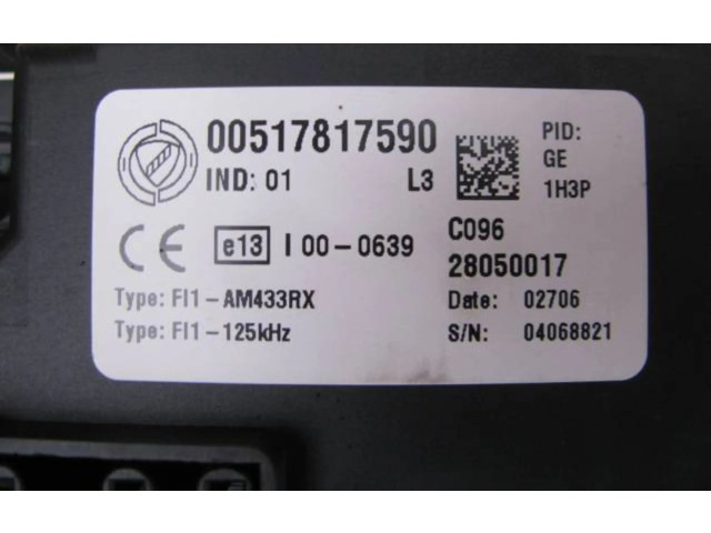Модуль кузова 00517817590, 517817590 Fiat Grande Punto