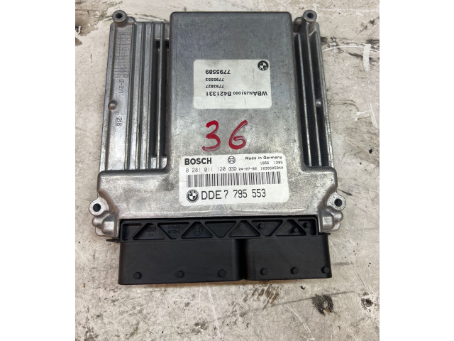 Řídící jednotka 0281011120, 7795553   BMW 5 E60 E61 2005