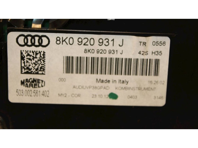 Панель приборов 8K0920931J, 8K0920931J Audi A4 Allroad