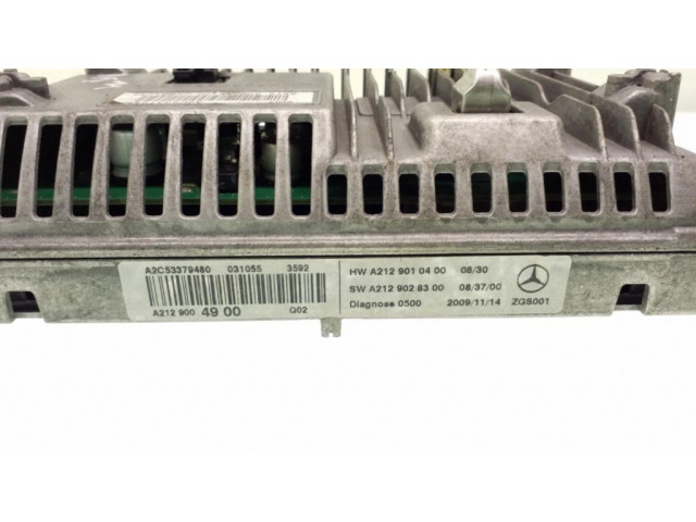 Дисплей    A2129010400, A2129028300   Mercedes-Benz E W212