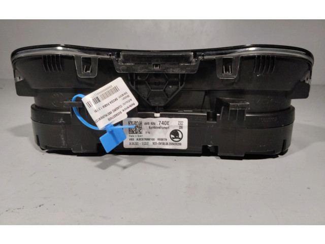 Панель приборов 6V0920740E Skoda Fabia Mk3 (NJ)