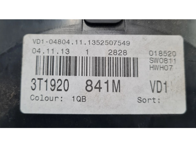 Панель приборов 3T1920841M Skoda Superb B6 (3T)