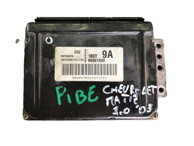 Блок управления двигателя 1BOT96801800, 1BOT96801800   Chevrolet Matiz