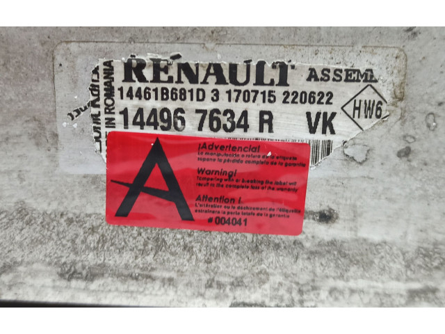 Интеркулер 144967634R Dacia Sandero