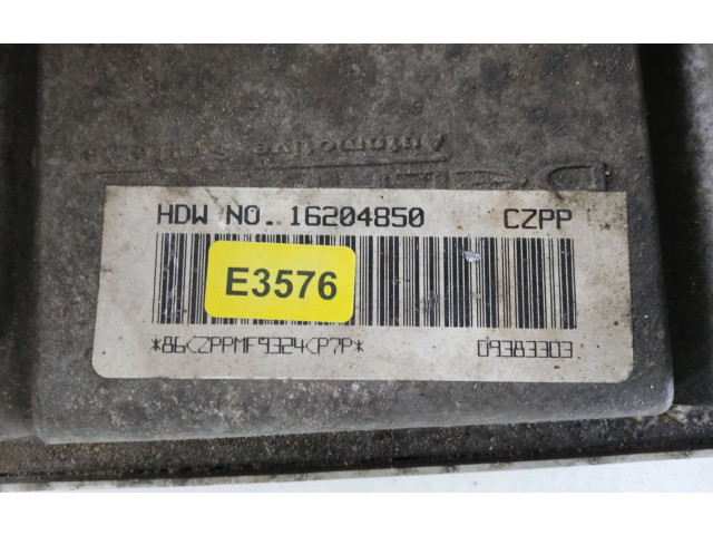 Блок управления двигателя 16204850, 09383303   Chevrolet Alero