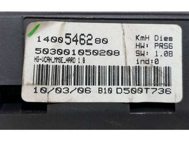 Панель приборов 1400546280, 165865 Citroen C8