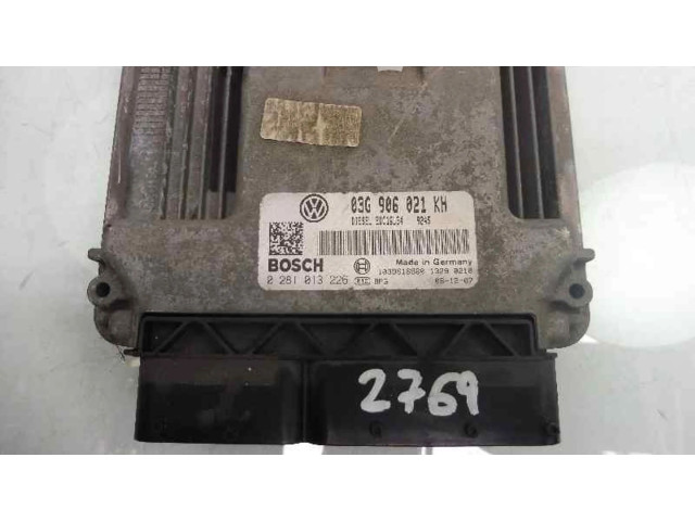 Блок управления двигателя 03G906021KH, 0281013226 Volkswagen Golf SportWagen