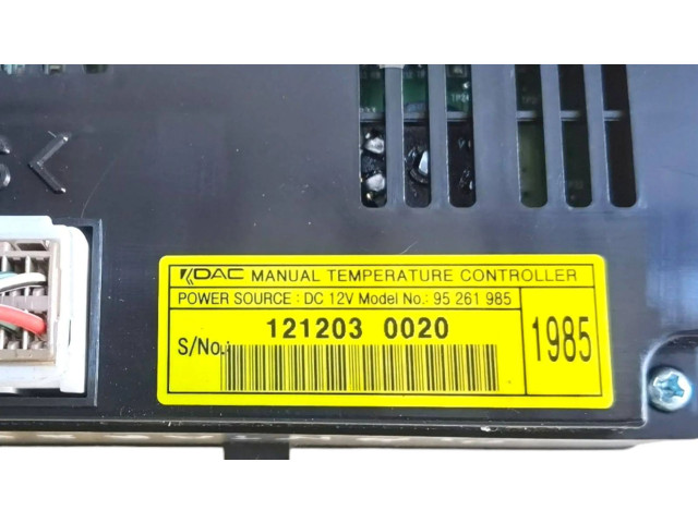 Блок управления климат-контролем 1212030020, 95261985 Opel Antara