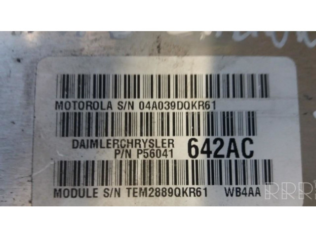 Блок управления двигателем Блок управления P56041642AD Jeep Grand Cherokee (WJ)