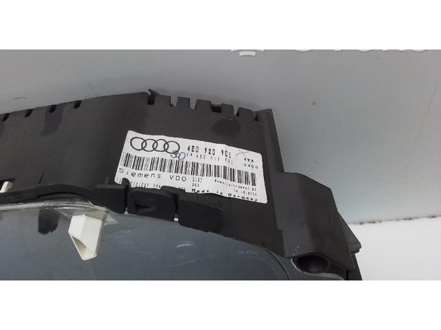 Přístrojová deska  Audi A8 S8 D3 4E 2002 4e0920901  