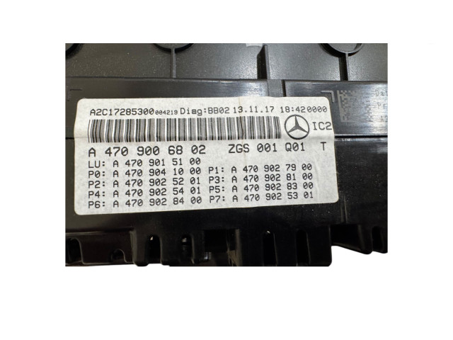 Панель приборов A4709006802, A4709041000   Mercedes-Benz X-class W470       